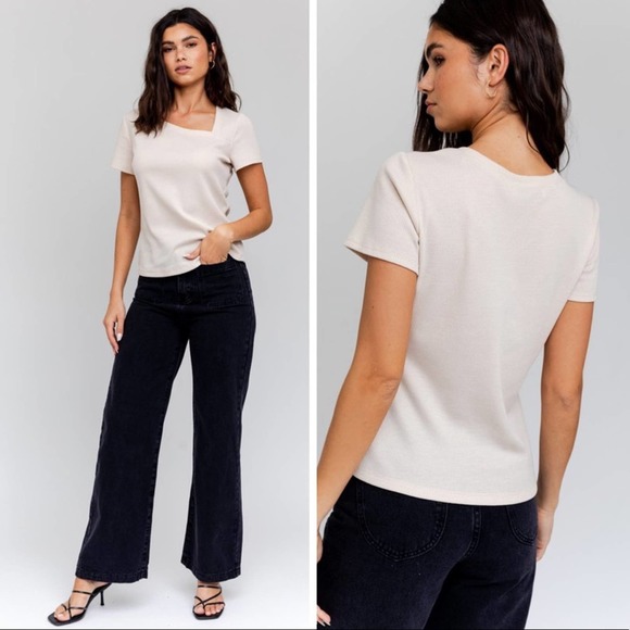 She’s Busy Women's Asymmetrical Top - Picture 2 of 2